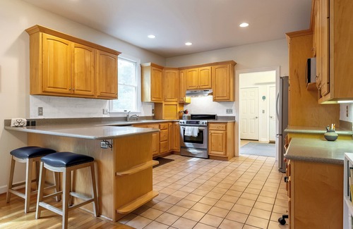 Blacksburg House | Spacious home with serene views, outdoor lounge, fire pit, and hammock, just minutes to downtown