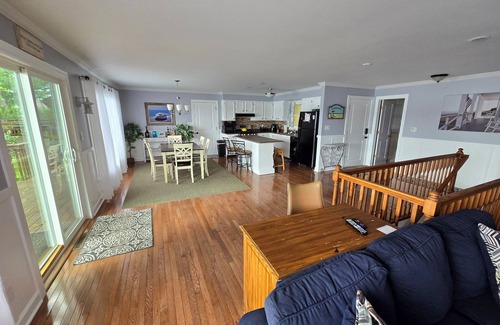 Sister Lakes House | Spacious lakefront home on peaceful Cable Lake.