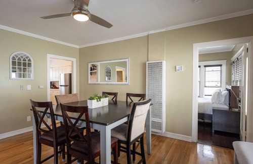 Bluff Park Apartment | Spacious, lovely 2 bedroom apt, two blocks from Beach