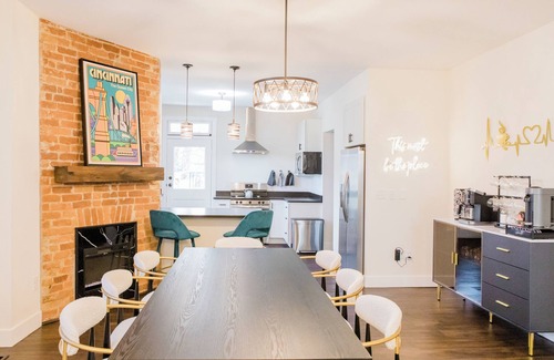 Walnut Hills House | Spacious Lux Cincinnati Group Retreat: Sauna/Spa, Fire pit, 5 min DT