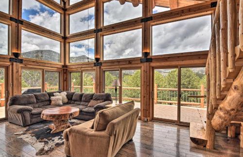 Villa Grove House | Spacious, Luxe Cabin with Mtn Views, Sauna and More!