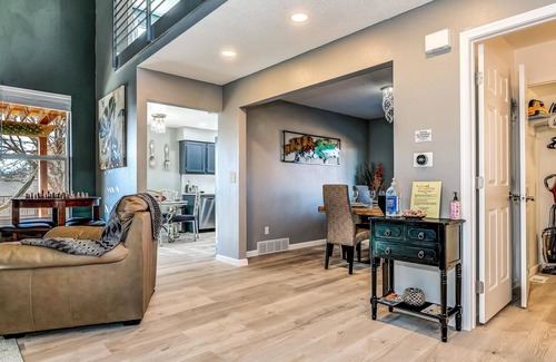 Security-Widefield House | Spacious Modern Gorgeous Mountain Views Fort Carson Fire Pit!