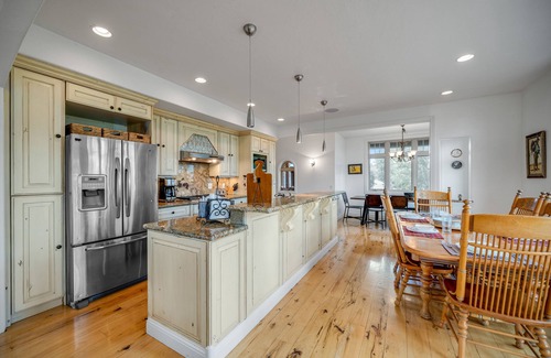 Driggs House | Spacious mtn-view home with fireplace, grill, large deck, jetted tub, streaming