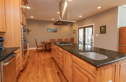 Bracey House | Spacious new home on main lake with stunning views and convenient location