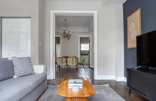 Truxton Circle House | Spacious NoMa 4BR w/ W/D & Backyard, nr Shops & Dining, by Blueground