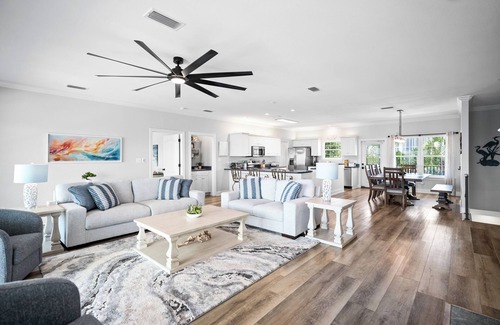 Ono Island House | Spacious Perdido Key Retreat: Sand Volleyball, Dock, Gameroom & Beach
