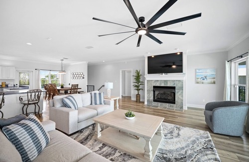 Ono Island House | Spacious Perdido Key Retreat: Sand Volleyball, Dock, Gameroom & Beach