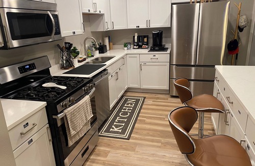 Champaign House | Spacious, remodeled 4-bedroom home with WiFi, AC, fire pit in charming Champaign
