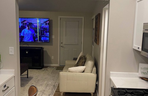 Champaign House | Spacious, remodeled 4-bedroom home with WiFi, AC, fire pit in charming Champaign