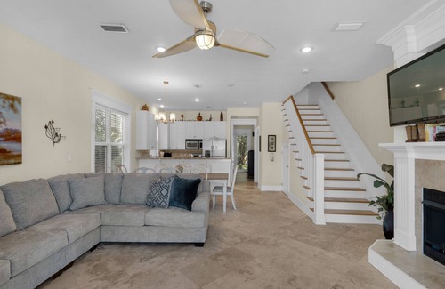 Miramar Beach House | Spacious Rental-Private Beach Access-Three Story Condo-Close to Pool