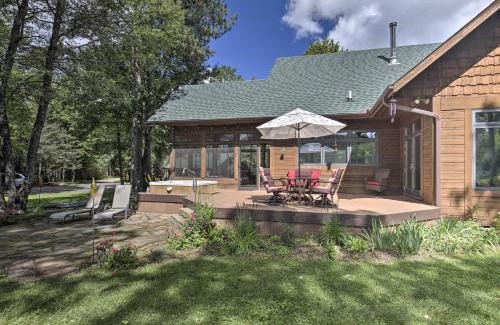 Eagle River House | Spacious Riverfront Escape with Private Hot Tub