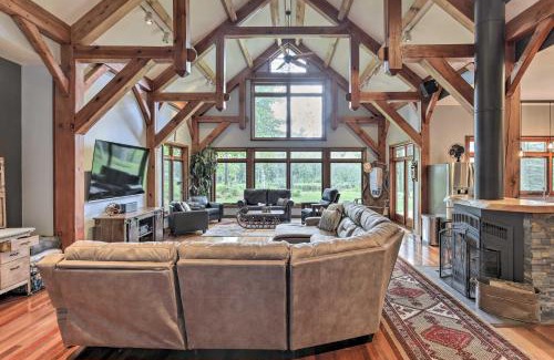 Eagle River House | Spacious Riverfront Escape with Private Hot Tub