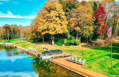 Indian Lake House | Spacious & Secluded Lakefront Oasis ~ Private Dock