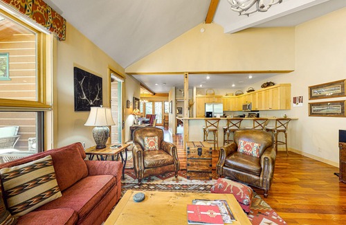 Teton Village Condo | Spacious, ski-in/out home with furnished patio, private hot tub & grill