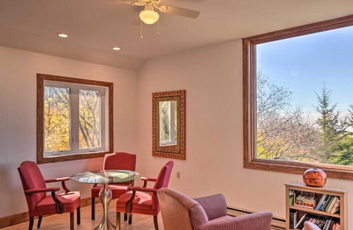 Snowshoe House | Spacious Snowshoe Cabin with Sunset Mtn Views!