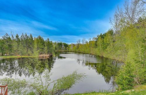 Alger House | Spacious Sterling Cabin Game Room, Private Pond!