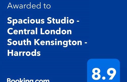 Brompton & Hans Town Apartment | Spacious Studio - Central London South Kensington - Harrods