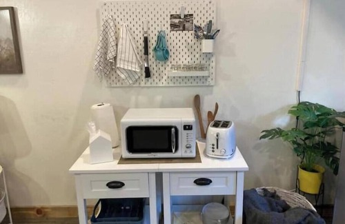 Ponderosa Trails Apartment | Spacious Studio, Large Deck w/Firepit, couch and seating; Huge shower