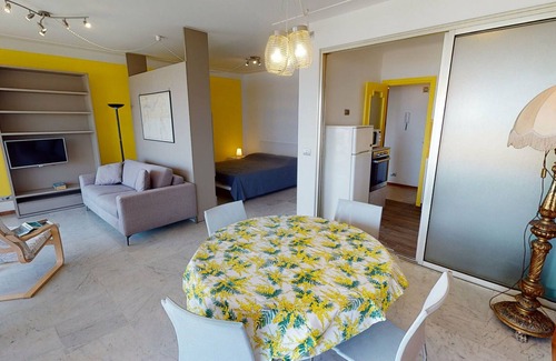 Menton Apartment | Spacious Studio with Sea View, Terrace, Near Center and Beaches in Menton