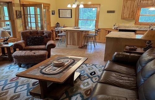 Breezy Point House | Spacious Summer Escape: Private Backyard, Dock & Fire Pit, Channel Waterfront