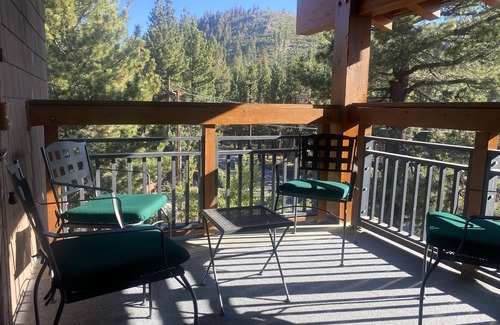 Mammoth Lakes Condo | Spacious, top floor, tree views, tastefully remodeled condo, in The Village
