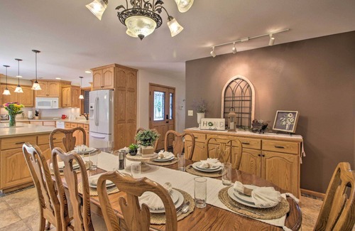 Wadena County House | Spacious Verndale Home w/Backyard Fire Pit!