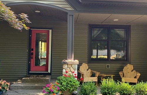 Saugatuck House | Spacious Wooded Retreat next to the Golf Course
