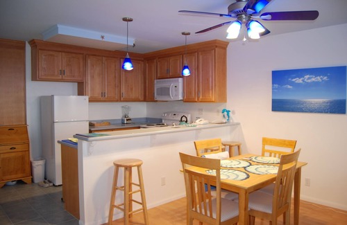 North Pacific Beach Condo | Sparkling Ocean Waive View 2 Block North of Crystal Pier on Beachfront Boardwalk