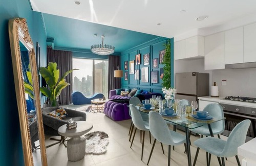 Za'abeel 2 Apartment | Spectacular Burj Khalifa View 2 min to Dubai Mall