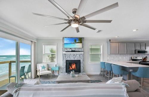Vilano Beach House | Spectacular Oceanfront! Blissful Balconies + BBQ