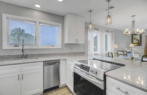 Isle of Palms Condo | Spectacular Renovation! Oceanfront Mariners Walk Condo! Step Off the Deck Onto the Beach Path