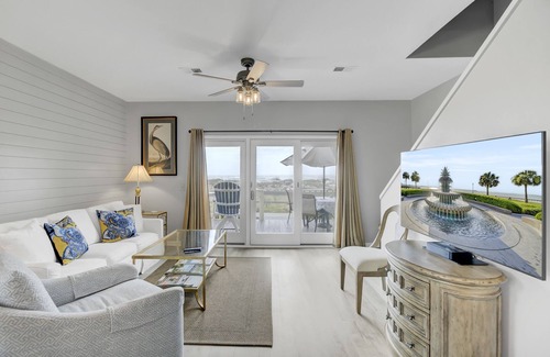 Isle of Palms Condo | Spectacular Renovation! Oceanfront Mariners Walk Condo! Step Off the Deck Onto the Beach Path