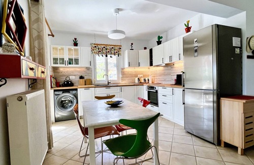 Mathes Villa | Spectacular sea views and a lovely pool - charming villa near long sandy beach!