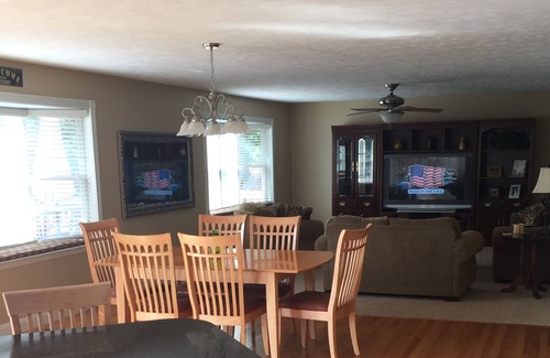 Canadian Lakes House | Spectacular setting with fantastic views of MainCanadian Lake.
