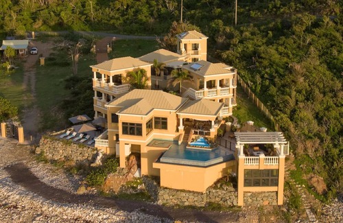 Estate Johns Folly Villa | Spectacular Oceanfront 6 BDRM Expansive Villa