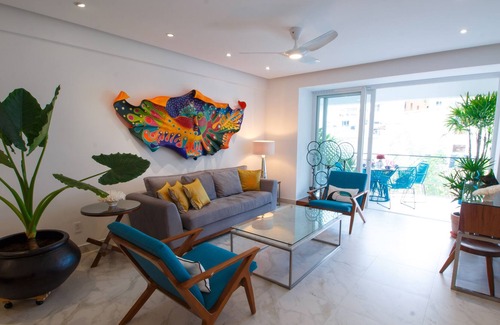 Amapas Condo | Spectacular View from D Terrace 201 2BD Condo for rent in Old Town, Puerto vallarta