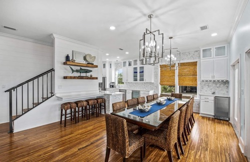 Gulf Trace House | Spend Fall by the Gulf! Gulf Views! Steps From The Beach! Private Pool! Sprawling Porches!