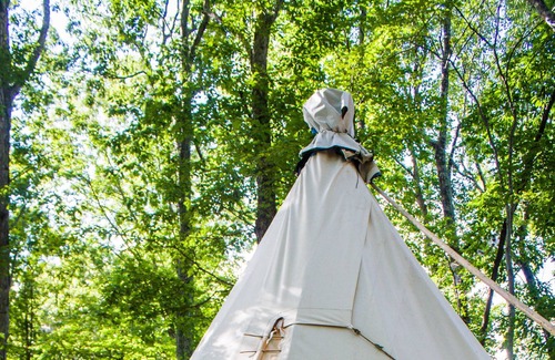 Lynchburg Cabin | Spirit Lodge ~ Upscale Camping in Authentic Tipi