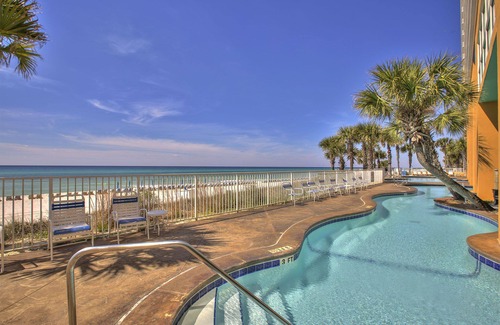 West Panama City Beach Condo | Splash 1202E - Gulf Front, Heated Community Pool, Game Room, Fitness!