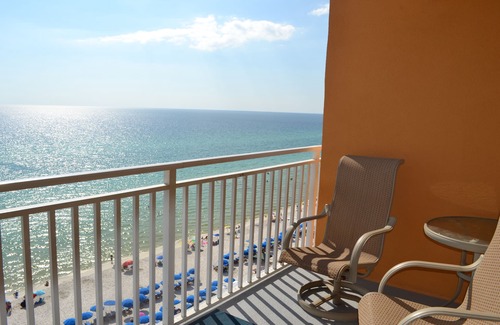 West Panama City Beach Condo | Splash luxury Beachfront Condo on 7th flr. Waterpark, Lazy river, Ocean views