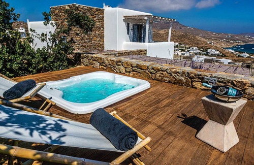 Kalafatis Villa | Splendid Mykonos Villa | Villa Agape | 5 Bedrooms | Private Pool with Stunning.