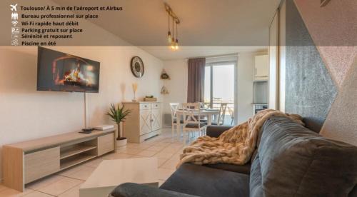Saint - Martin - du - Touch Apartment | Splendid T2 Piscine en été avec terrasse, Airbus et Aéroport