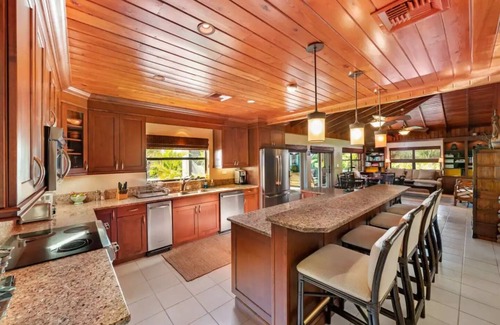 Current House | Sprawling Caribbean Beachfront Estate - Multiple Suites- Private Manicured Beach