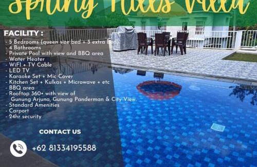 Oro Oro Ombo Villa | SpringHills Villa Panderman Batu - Private Pool