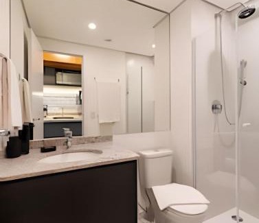 Republica Apartment | SR8 - Novo Bhaus Setin Republica - Centro - Metrô - Varanda - Vista Incrível 16o andar