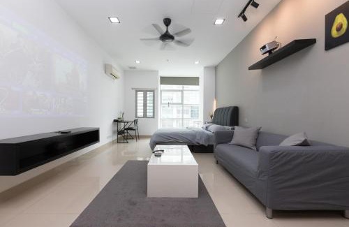 Subang Jaya Apartment | SS15 Courtyard Subang Jaya Sunway Home Cinema 120 inches Projector Designed studio #20
