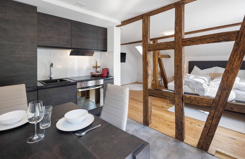 St. Gallen Apartment | St. Gallen center in eastern Switzerland near Alpstein and Lake Constance with balcony