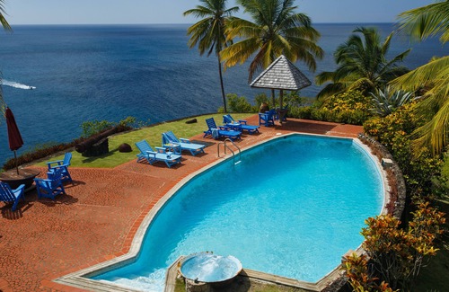 Anse La Raye Villa | St. Lucia Private Oceanfront Secluded Villa with Pool/Full Staff Including Chef
