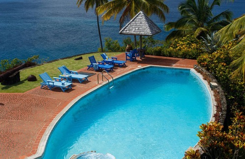 Anse La Raye Villa | St. Lucia Private Oceanfront Secluded Villa with Pool/Full Staff Including Chef