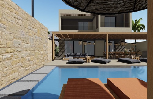 Pefkos Villa | STALéA Luxury Modern Villa with Private Pool, Jacuzzi & Spacious Outdoor Living